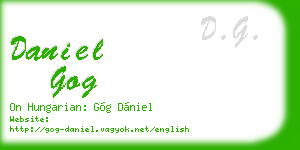 daniel gog business card